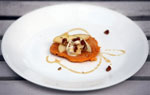 image for Butternut Pecan Cakes with Honey Apples and Mascarpone