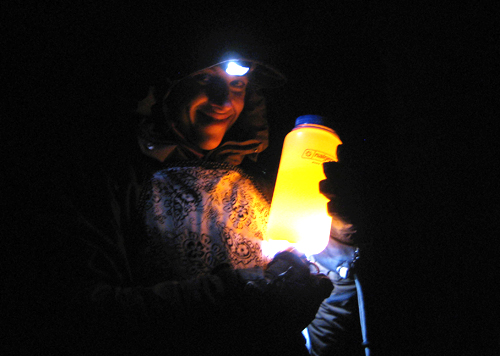Emily with Glowing Backcountry Jello