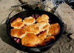 image for Dutch Oven Strawberry Rhubarb Cobbler