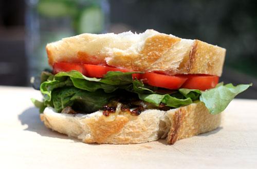 Onion Lettuce Tomato Sandwich Onion Lettuce Tomato Sandwich