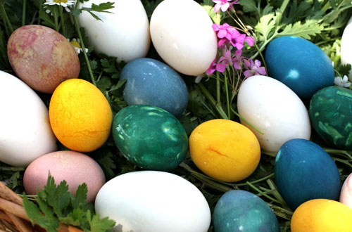 Natural Easter Eggs